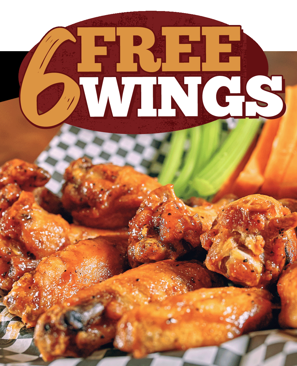 6 Free Wings