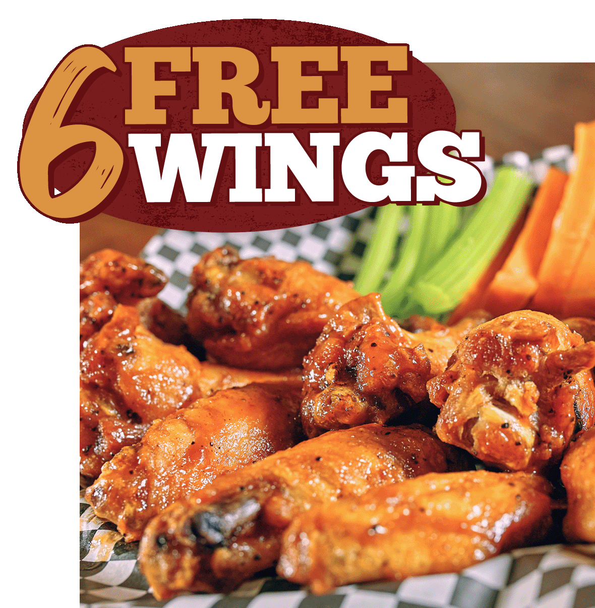 6 Free Wings